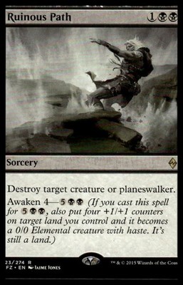 MTG Battle for Zendikar #123 Ruinous Path - Lightly played