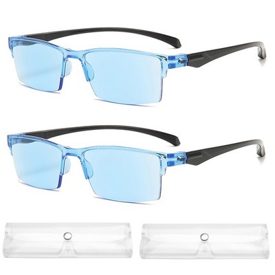 AQOYNQ 2 PCS Auto Focus Glasses Self Adjusting, Automatic Zoom Anti-Blue Ligh...