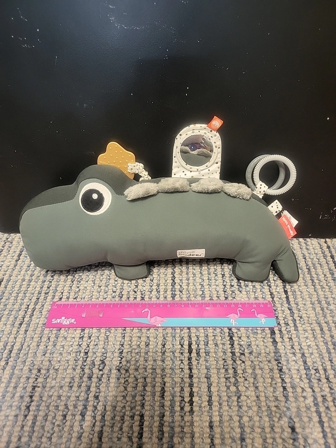 Done by Deer Tummy Time Activity Toy Croco Green - Soft Pillow Teething NWOT
Opens in a new window o