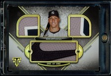 2024 Topps Triple Threads GAME USED BRAND LOGO NIKE SWOOSH AARON JUDGE 1/1
