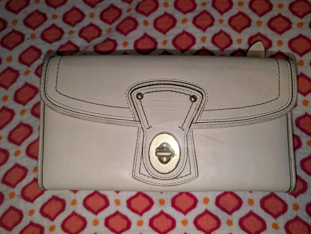 Coach White Wallets for Women with Vintage for sale | eBay