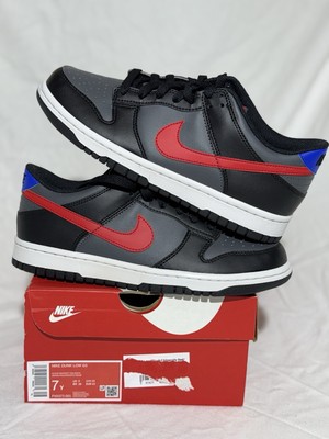 Nike Dunk Low Black/Racer Blue/University Red Size 7Y/8.5W, GS