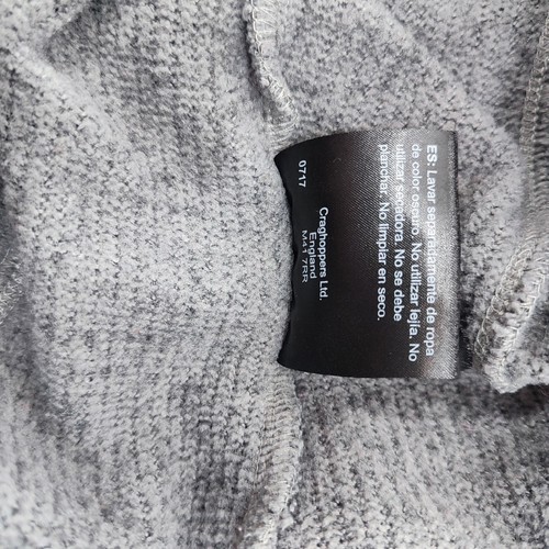 Craghoppers Quarter Zip Outdoor Pullover Jumper Sweater Mens Small Grey - Picture 12 of 12