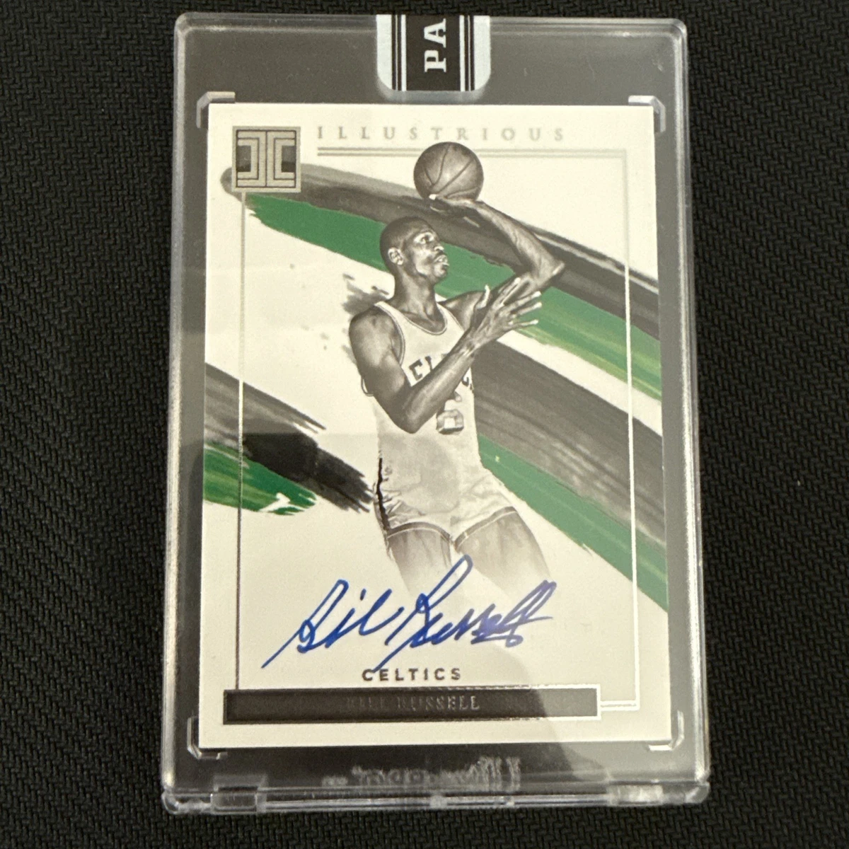 Panini Bill Russell Basketball Autographed Sports Trading Cards