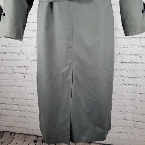 VTG Cyclone Grey Removable Wool Blend Liner Belted Buttoned Peacoat Size 4 - Picture 13 of 23