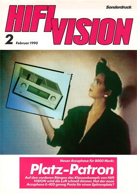 HiFi Vision Sonderdurck Accuphase E-405 Verstärker Test Katalog
