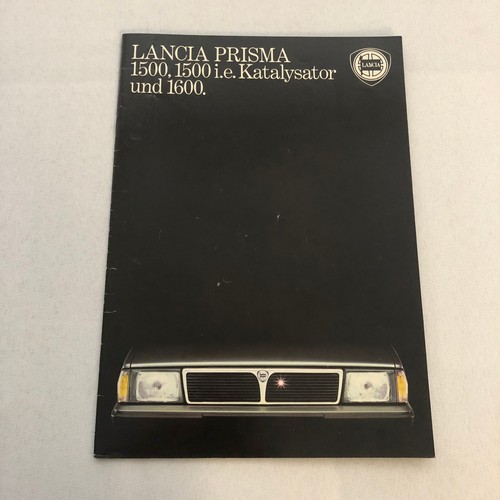 Lancia Prisma 1500 and 1600 Car Sales Brochure Catalog German Text - Picture 1 of 11