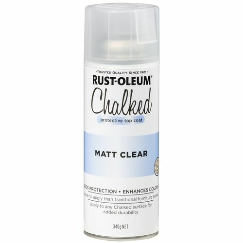 Rust-Oleum 340g Chalked Matt Clear Spray Paint - Picture 1 of 1