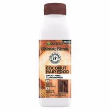 3 x Garnier Ultimate Blends Hair Food Coconut Conditioner 350ml 17.86 per litre
