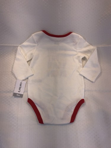 Body Carters Baby Silent Night Yeah Right Navidad Creeper Talla 9M Unisex - Imagen 7 de 7