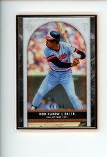 2020 TOPPS TRANSCENDENT HALL OF FAME ROD CAREW FRAMED ICONS #41 TWINS 49/50