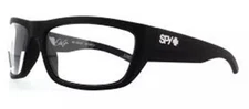 Spy Optic DEGA SAFETY Glasses - MATTE Black ANSI Rx / CLEAR Lens NEW