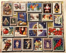 “Holiday Stamps” White Mountain Jigsaw Puzzle 1000 Pc 24” X 30” Made In USA!