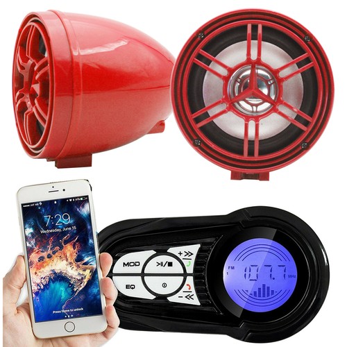 Professional Bluetooth Amplifier Speaker for Motorcycle TF USB MP3 FM Waterproof - Picture 11 of 25