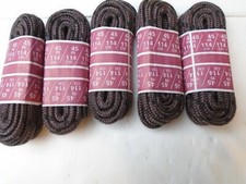 5 Shoe Gear Boot Hiker Brown/Black 45" Shoe Laces Heavy Duty 6-7 Eyelets 114 cm
