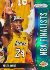 Kobe Bryant Prizm 19-20 #9 NBA Finalists Green Prizm Los Angeles Lakers