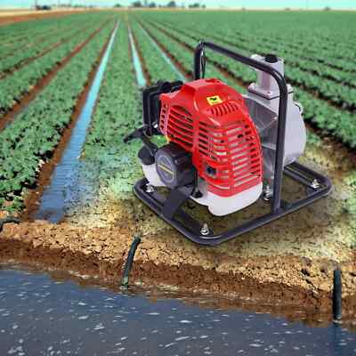 Gasoline-Powered Water Pump for Irrigation, Electric Start,High Pressure, 2-Inch