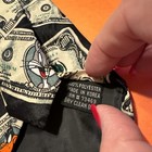 Looney Tunes Mens Neck Tie Bugs Bunny Daffy Marvin Taz Money — photo 4