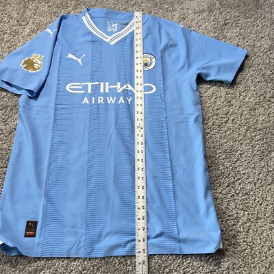 Puma Erling Haaland Manchester City 2023/2024 Home UCL Authentic