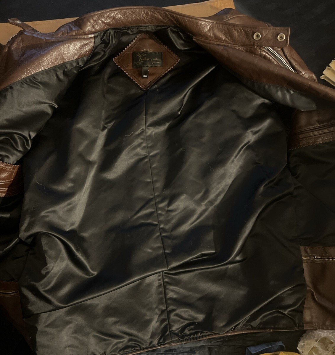 ジャケット・アウター 70s vintage nate's policeman leather JKT