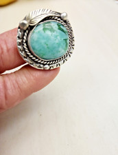 Sterling Ring w Chrysocolla-Malachite stone- Sz.5 1626