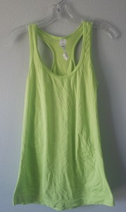 neon yellow workout top