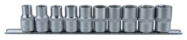 "Ks Tools 1/2\" Classic Sechskant-Stecknuss-Satz, 10-Tlg. 10-19Mm (917.0635)"-image
