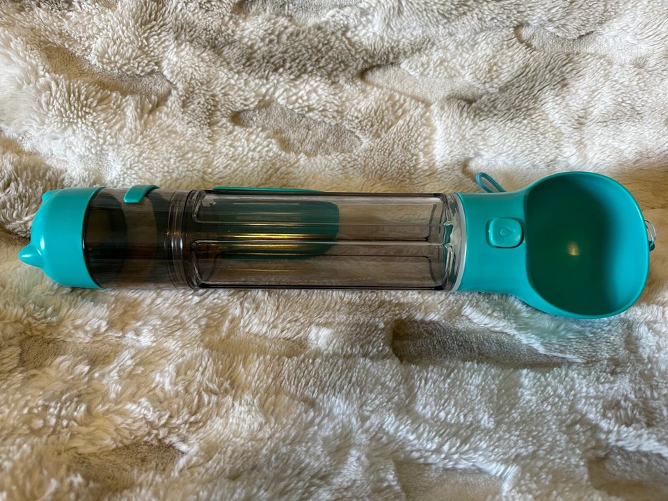 2-in-1 Pet Water Bottle & Food Container – Portable Dog Cat Travel Feeder - Image 3 of 4