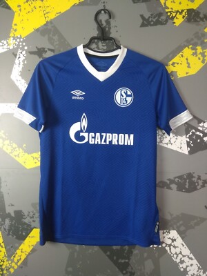Maillot Schalke 04 Domicile 2020/2021 – Umbro, Homme Taille M, Bleu, état Excellent