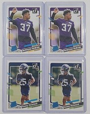 (4) 2023 Donruss RATED ROOKIE Cards - DEWAYNE MCBRIDE RC + KENNY MCINTOSH RC