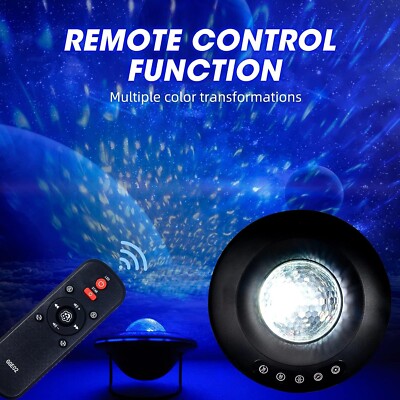 Galaxy Starry Projection Lamp, Bluetooth Speaker Aurora Lighting, Star Projector