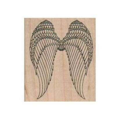Mounted Rubber Stamp, Steampunk Wings, Steampunk, Wings, Angel Wings, Mechanical