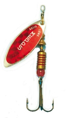Mepps Aglia Longue Redbow Spinner Gr. 0 rot Forellenköder Forelle Barsch Hecht