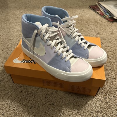 Nike Blazer Royal Easter AO2368-600 Spring Patchwork Size 9.5 Only Worn In Store