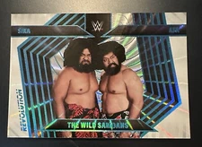 The Wild Samoans 2023 WWE Panini Revolution Sunburst /99 Sika Afa