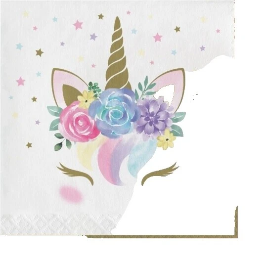 Baby Shower Unicornios Fiesta Servilletas