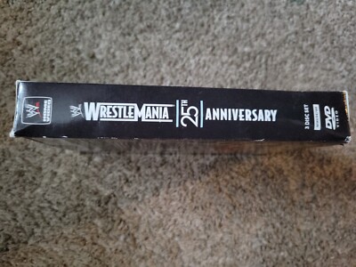 WWE Wrestlemania XXV 25th Anniversary 3-Disc DVD Set w/ 64-Page