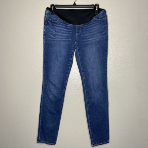 Ann Tylor LOFT Petite Maternity Skinny Jeans Full… - image 1