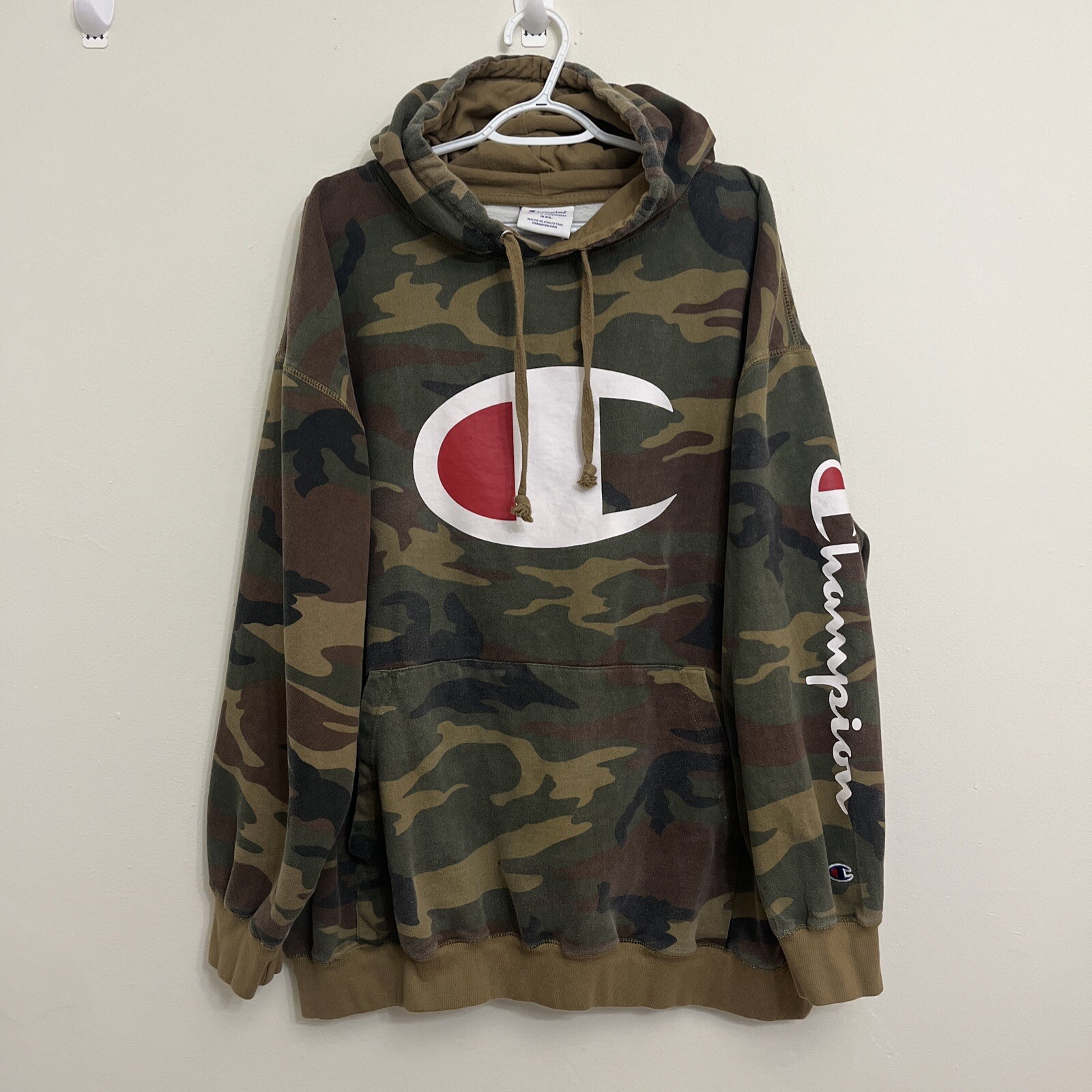 Champion Mens Big and Tall Big C Pullover Sweatshirt Shirt Jacket Hoodie  3XL - MapujPomoc.pl