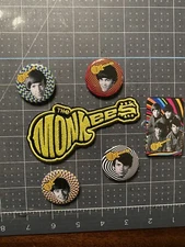 The Monkees - Buttons / Pins & Fridge Magnet & Patch 