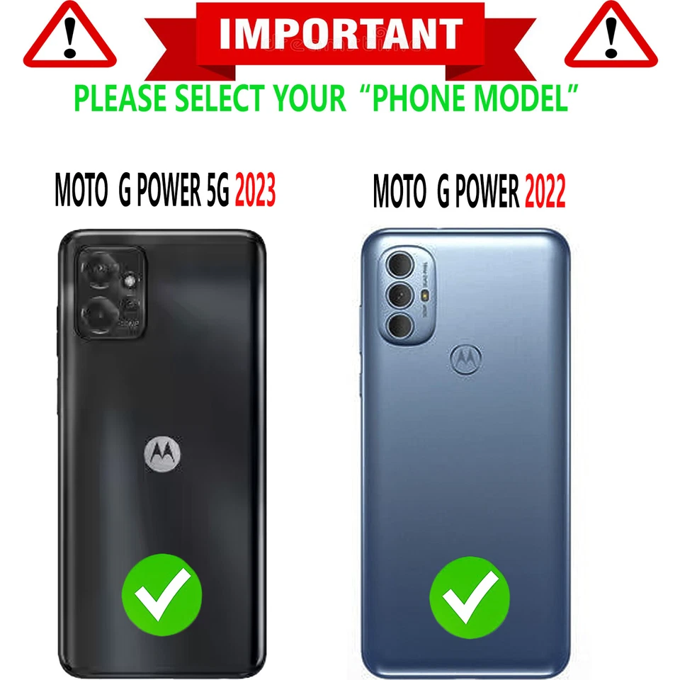 Funda Teléfono Motorola Moto G Power 5G 2023 2022 + Protector Cristal Templado Foto 2 de 4