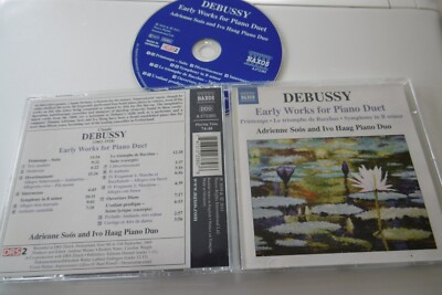 Debussy Frühe Werke Für Piano Duet CD Soos & Haag Printemps Symphony IN B Minor