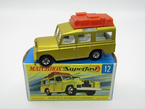 Matchbox Superfast No 12 Land Rover Safari Rare TRANSMISSION TUNNEL MIB