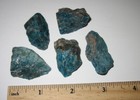 5 SMALL NATURAL ROUGH 1"-1.5" RICH BLUE APATITE CRYSTALS MADAGASCAR 69.1g *1 (GG — photo 6