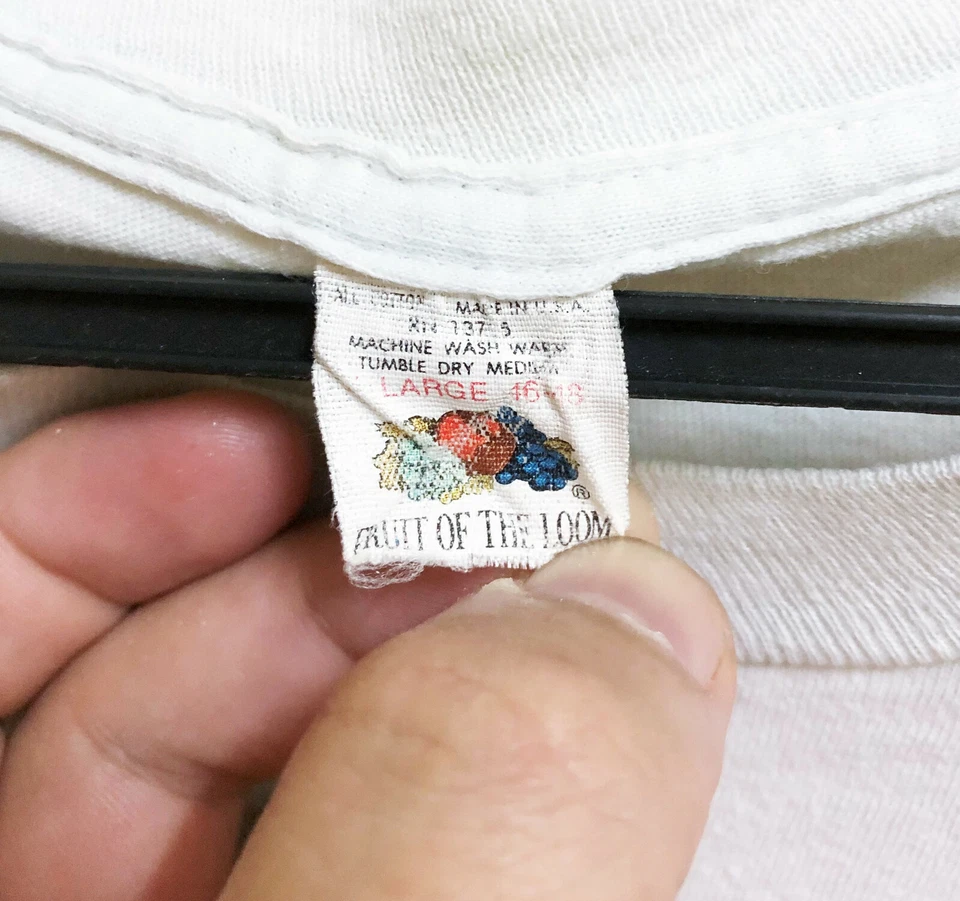 VINTAGE 80's 1984 THE MIGHTY WAH ROCK PUNK TOUR CONCERT PROMO T-SHIRT PETE WYLIE - Image 2 of 2