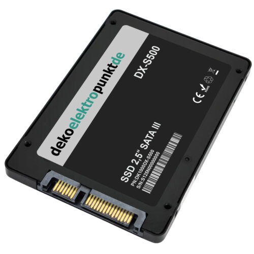 SSD Festplatte passend für Medion MD96216 MD96494 MIM 2210 (250GB 500GB 1TB 2TB) - Afbeelding 1 van 15
