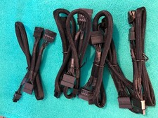 Lot 10 pcs eVGA supernova 6 pin to 3x SATA DRIVER POWER cable ORIGINAL