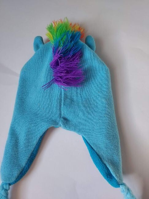 Cappello in maglia My Little Pony Hasbro Beanie blu colorato per bambini ragazze