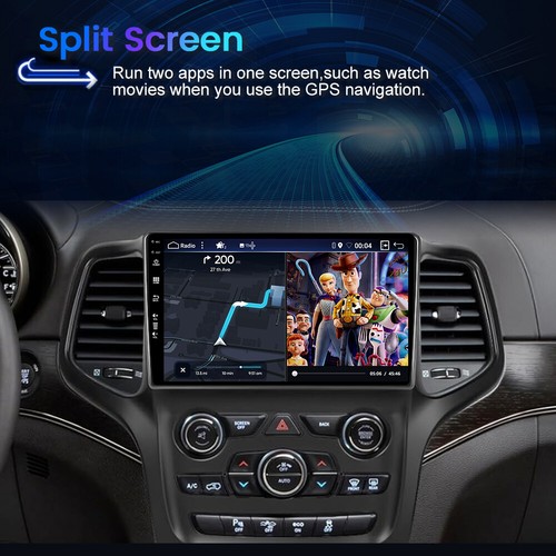 For Jeep Grand Cherokee 2014-2017 Car Stereo Head Unit Android 14 Navi Car Play - Picture 8 of 16
