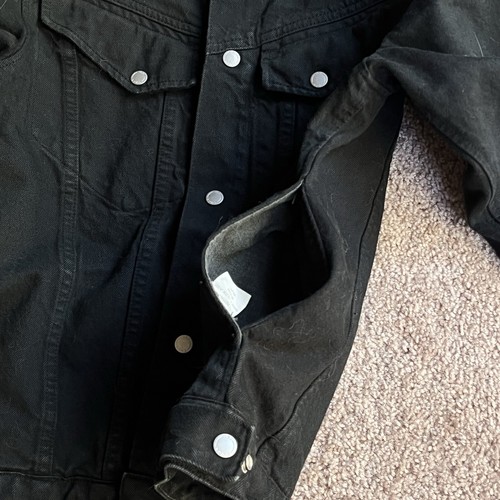 Rare Sample Volcom Stone Age X Baker Collab Black Denim Jacket Limited Edition - Picture 13 of 13